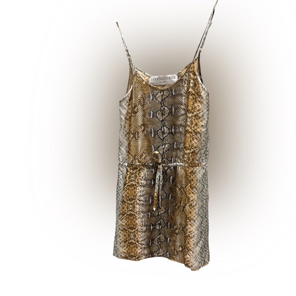 LEYENDECKER Snake Print Dress